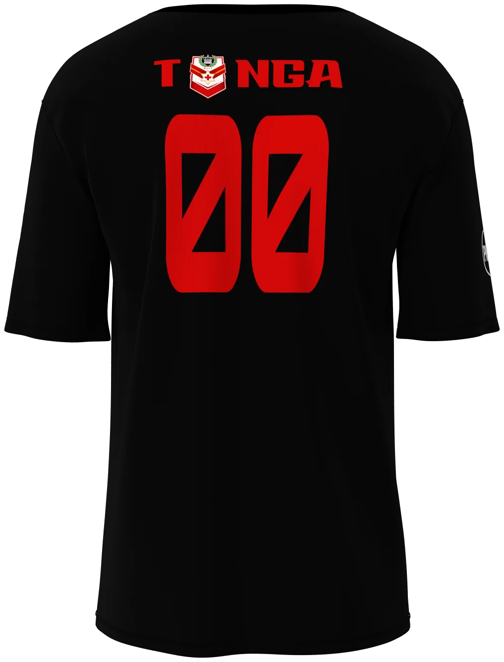 Mate Ma'a Tonga Player Tee in black, back view