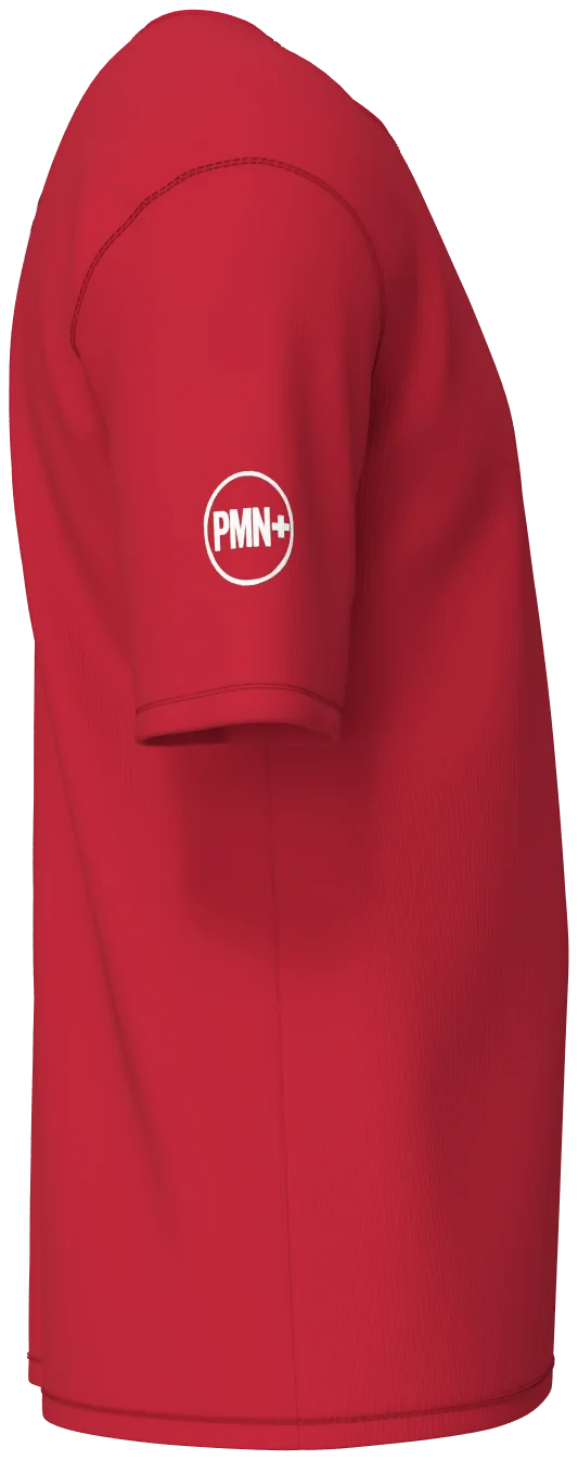 Mate Ma'a Tonga RLWC26 Tee in red, right view