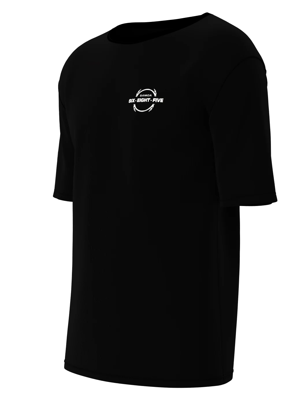 Toa Samoa 685 Tee in black, front left view