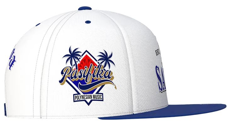 Toa Samoa High Profile Snapback in navy/white, right view